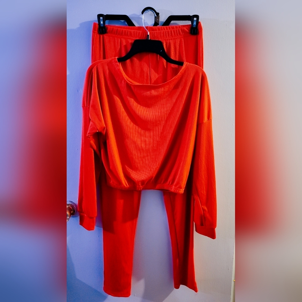 Women's Red Pantsuit